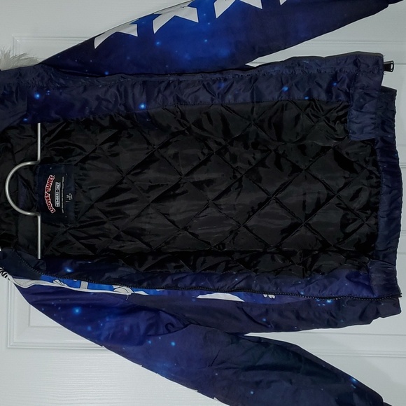Members Only x Space Jam: A New Legacy Snorkel Bomber Puffer Jacket Size Medium - Picture 7 of 16